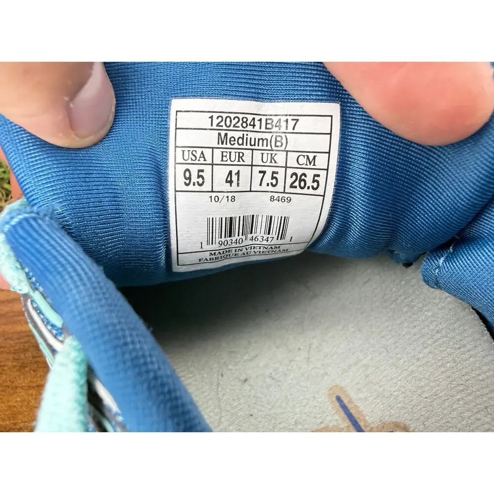 Brooks Adrenaline GTS 19 1202841B417 Athletic Sneaker Women's 9.5B Blue Mesh Gym
